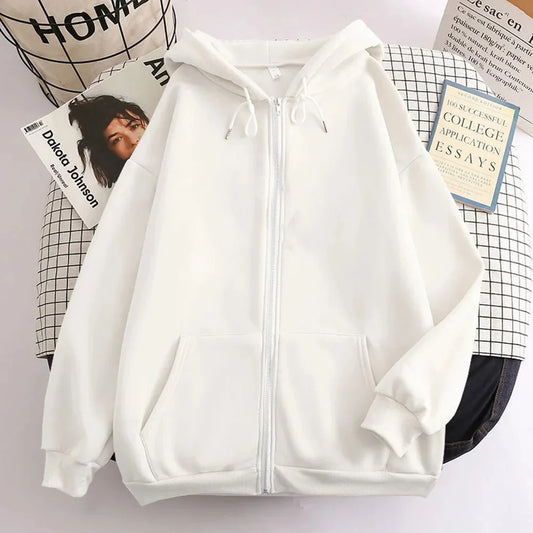 Cotton Essential Zip-Up